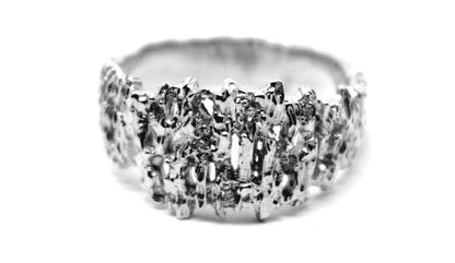 Kaedesigns New Genuine 10ct White or Rose Or Yellow Gold Diamond Nugget Ring