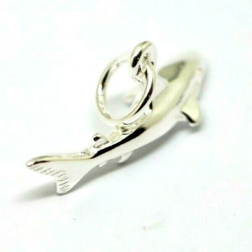 Kaedesigns New Sterling Silver 925 Solid Shark Pendant Charm