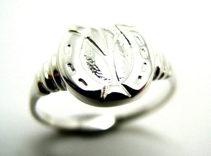 Kaedesigns, Size R Genuine Large 9ct Genuine Yellow, Rose or White Gold  Lucky Horseshoe Ring