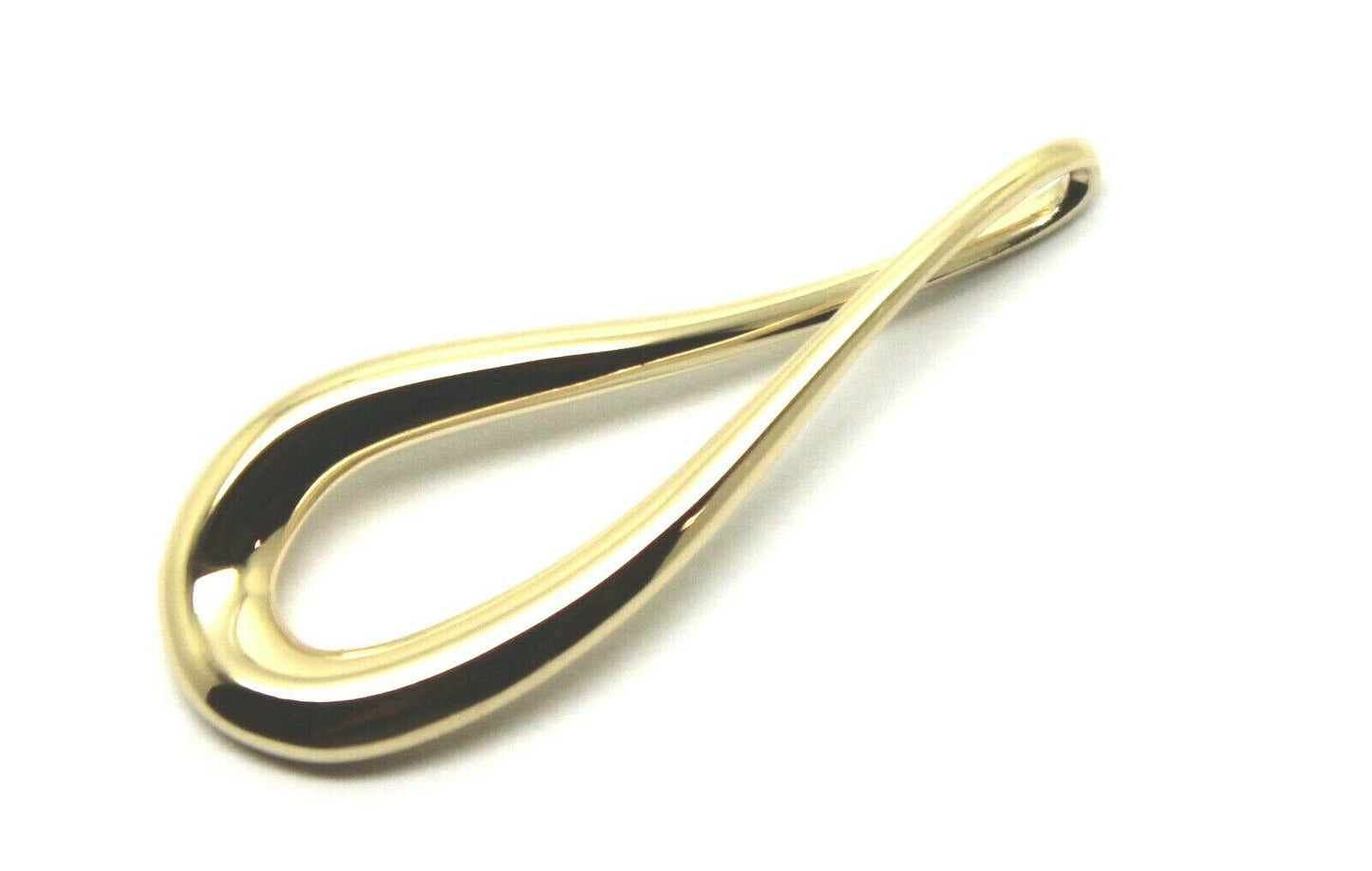 Kaedesigns Genuine 9ct 9K 375 Yellow or Rose or White Gold Large Tear Drop Pendant