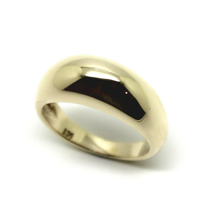 New Genuine Solid 9ct Yellow, Rose or White Gold High 7mm Dome Ring - Choose your size ( H to Q)