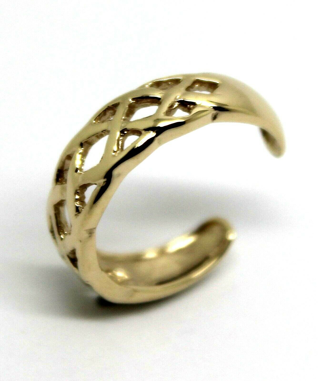 Kaedesigns New Genuine  Solid 9ct 9kt Yellow, Rose or White Gold Celtic Weave Toe Ring 432