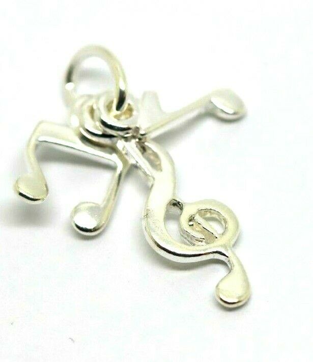 Kaedesigns New Sterling Silver 925 Lightweight Music Notes Pendant Charm