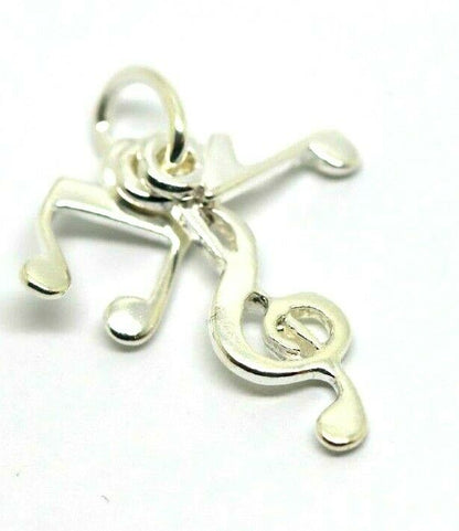 Kaedesigns New Sterling Silver 925 Lightweight Music Notes Pendant Charm