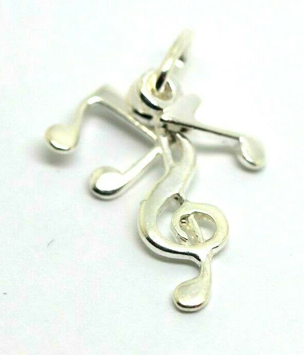 Kaedesigns New Sterling Silver 925 Lightweight Music Notes Pendant Charm