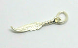 Kaedesigns New Sterling Silver Lightweight Feather Pendant Charm