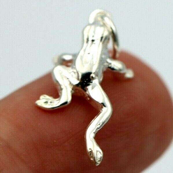 Kaedesigns New Sterling Silver 925 Solid Frog Pendant / Charm