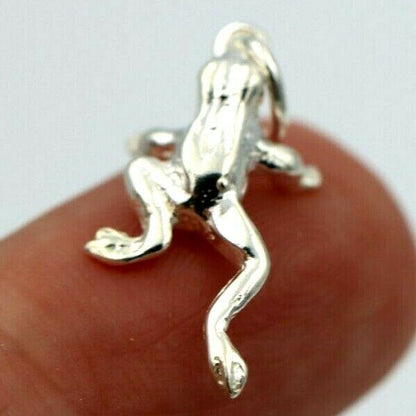 Kaedesigns New Sterling Silver 925 Solid Frog Pendant / Charm