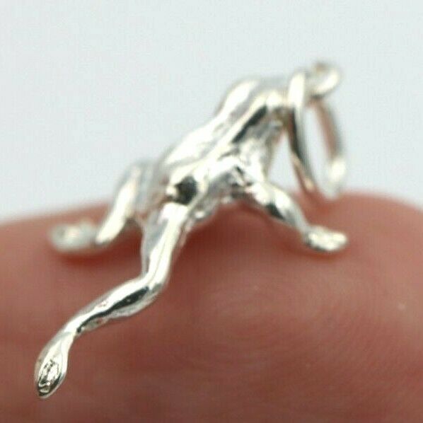 Kaedesigns New Sterling Silver 925 Solid Frog Pendant / Charm