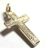 Genuine Small New 9ct 9K 375 Yellow, Rose or White Gold Crucifix Cross Pendant
