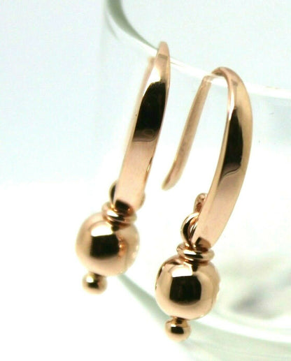 Kaedesigns, Genuine 9ct 9k 375 Yellow Or Rose Or White Gold 6mm Ball Drop Earrings
