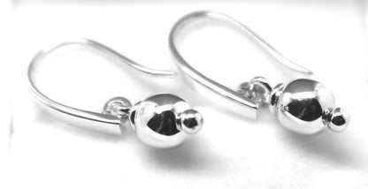 Kaedesigns, Genuine 9ct 9k 375 Yellow Or Rose Or White Gold 6mm Ball Drop Earrings