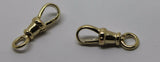 Genuine 9ct Solid 2 X Yellow Gold Albert Swivel Clasp 19mm Size