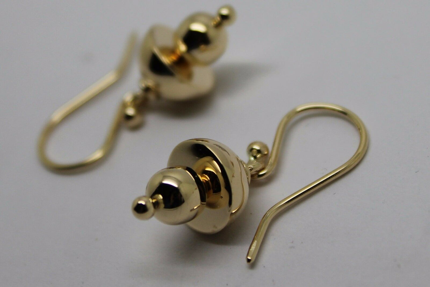 Kaedesigns New Genuine 9ct Yellow, Rose or White Gold Fancy Hook Earrings