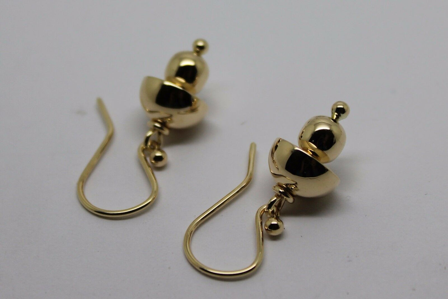Kaedesigns New Genuine 9ct Yellow, Rose or White Gold Fancy Hook Earrings