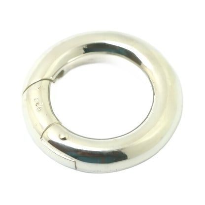 Genuine Large Sterling Silver 14mm, 17mm or 21mm Round Spring Circle Clasp Shortener Polished