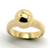 Genuine Size Q / 8 9ct 9kt Yellow, Rose or White Gold 10mm Full Ball Ring
