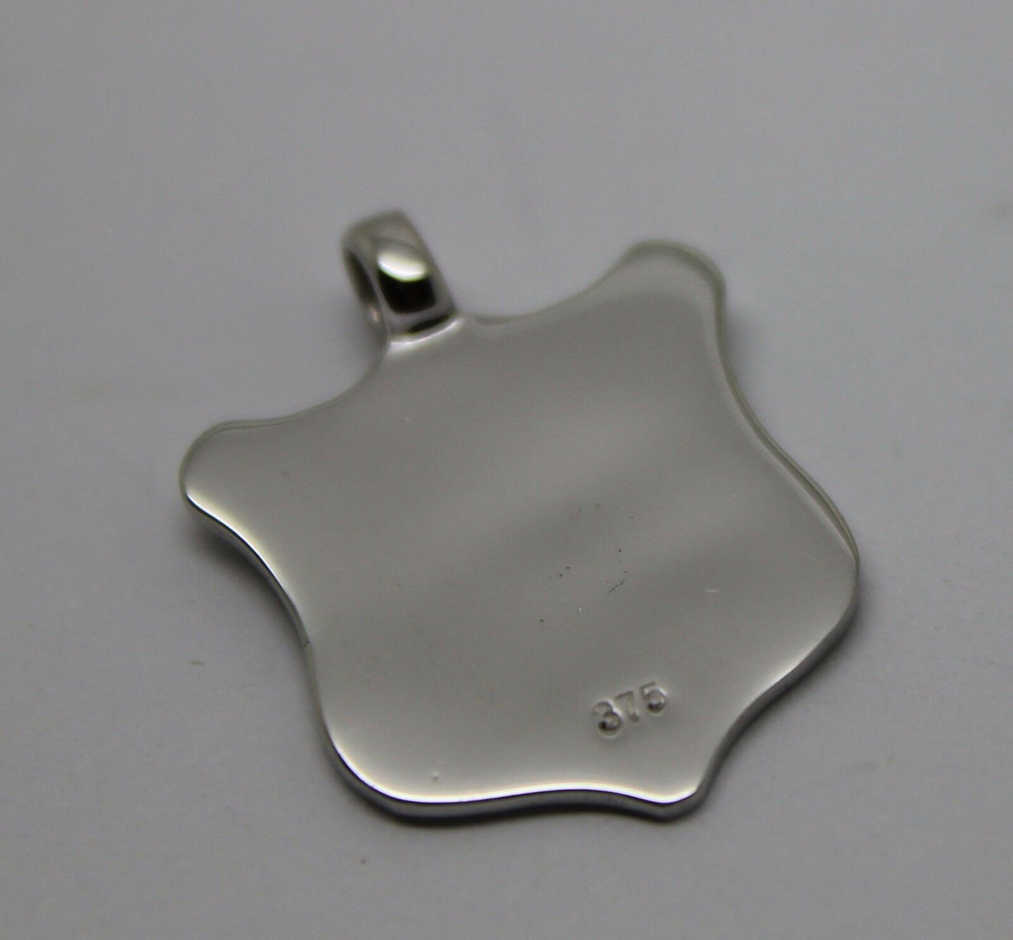 Kaedesigns, New Genuine 9K 9ct Yellow, Rose or White Gold Shield Pendant With Your Initial