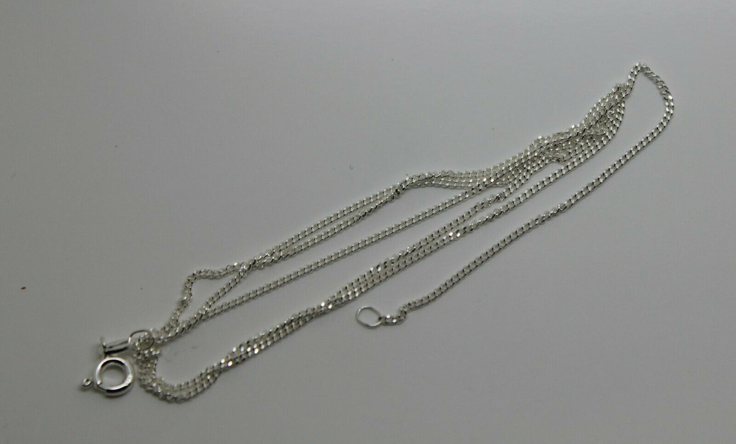 Genuine 925 Sterling Silver Kerb Curb Link Chain Necklace 40cm, 45cm, 50cm or 55cm