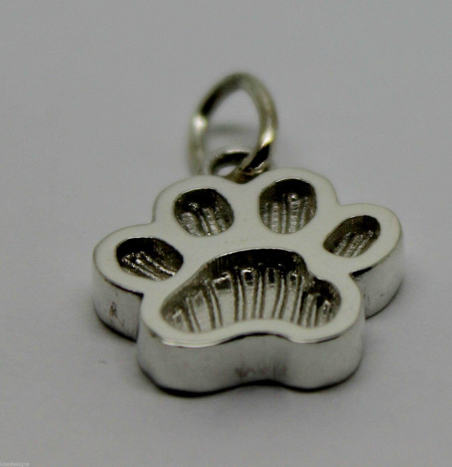 Kaedesigns Genuine 9ct Yellow or Rose or White Gold charm Dog Animal PAW Pendant