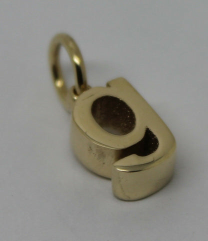 Kaedesigns, Genuine 9ct 9kt Genuine Solid Yellow, Rose or White Gold Initial Pendant G