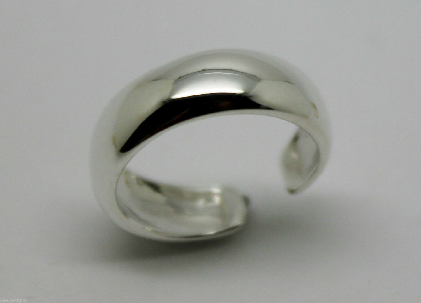Kaedesigns New Genuine Sterling Silver 925 Plain Dome Toe Ring