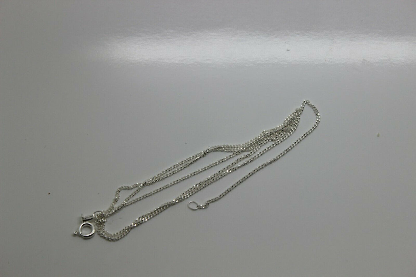 Genuine 925 Sterling Silver Kerb Curb Link Chain Necklace 40cm, 45cm, 50cm or 55cm