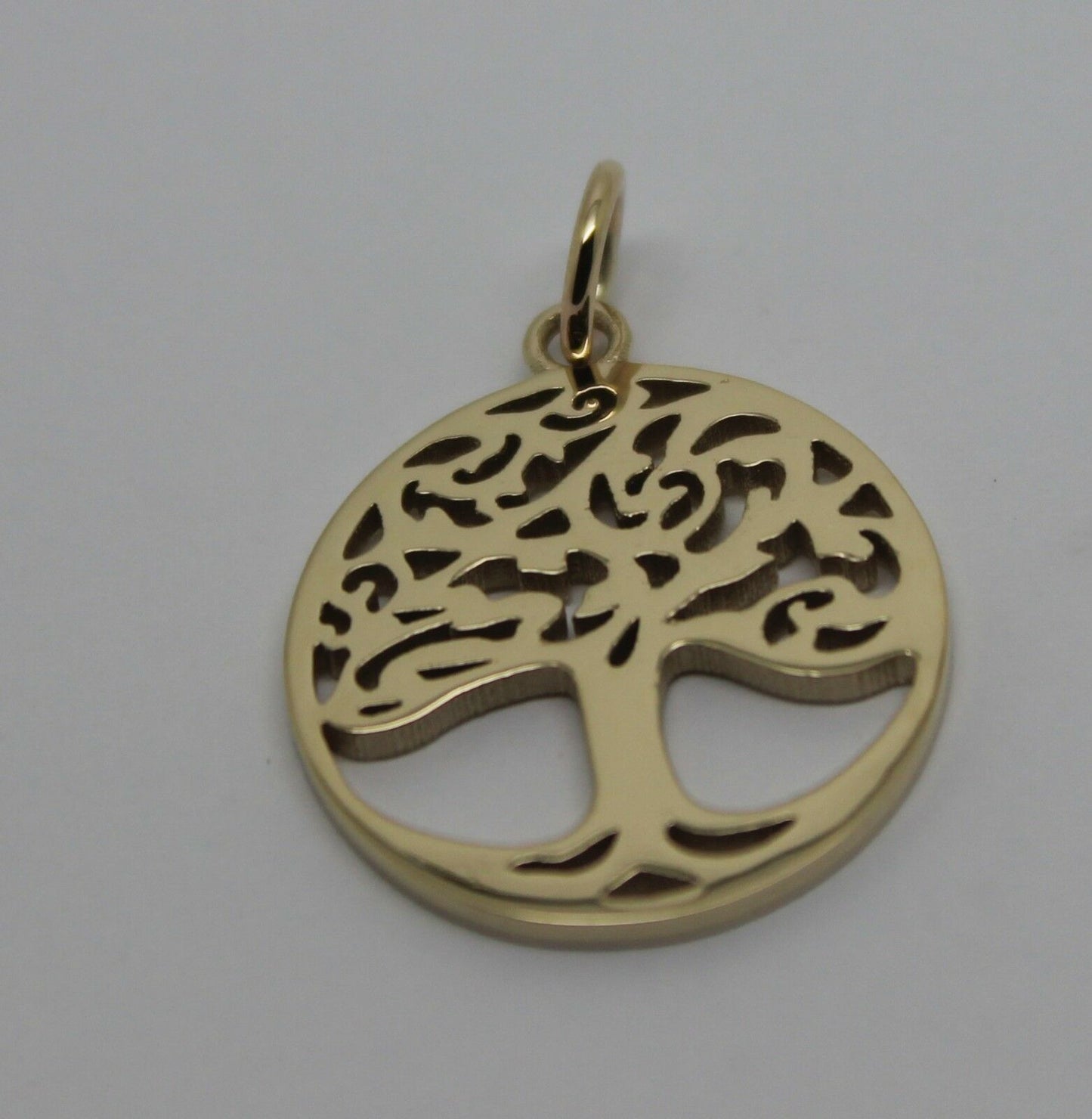 Kaedesigns Genuine 9ct Yellow, Rose or White Gold Oval Filigree Tree Of Life Pendant