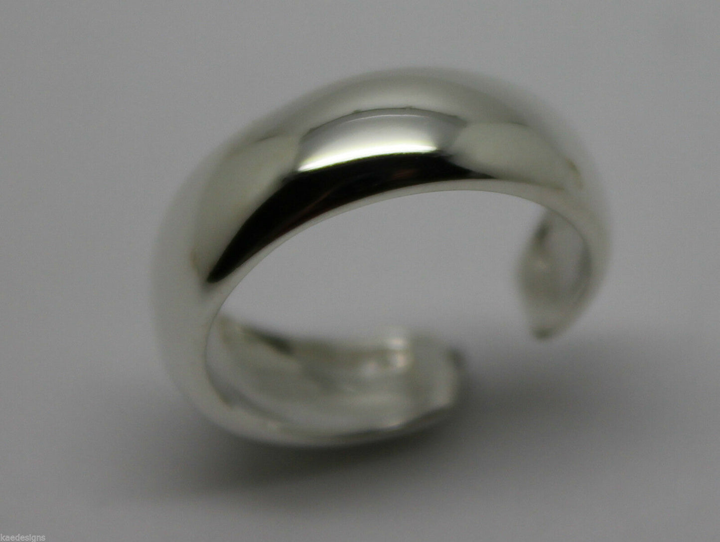 Kaedesigns New Genuine Sterling Silver 925 Plain Dome Toe Ring