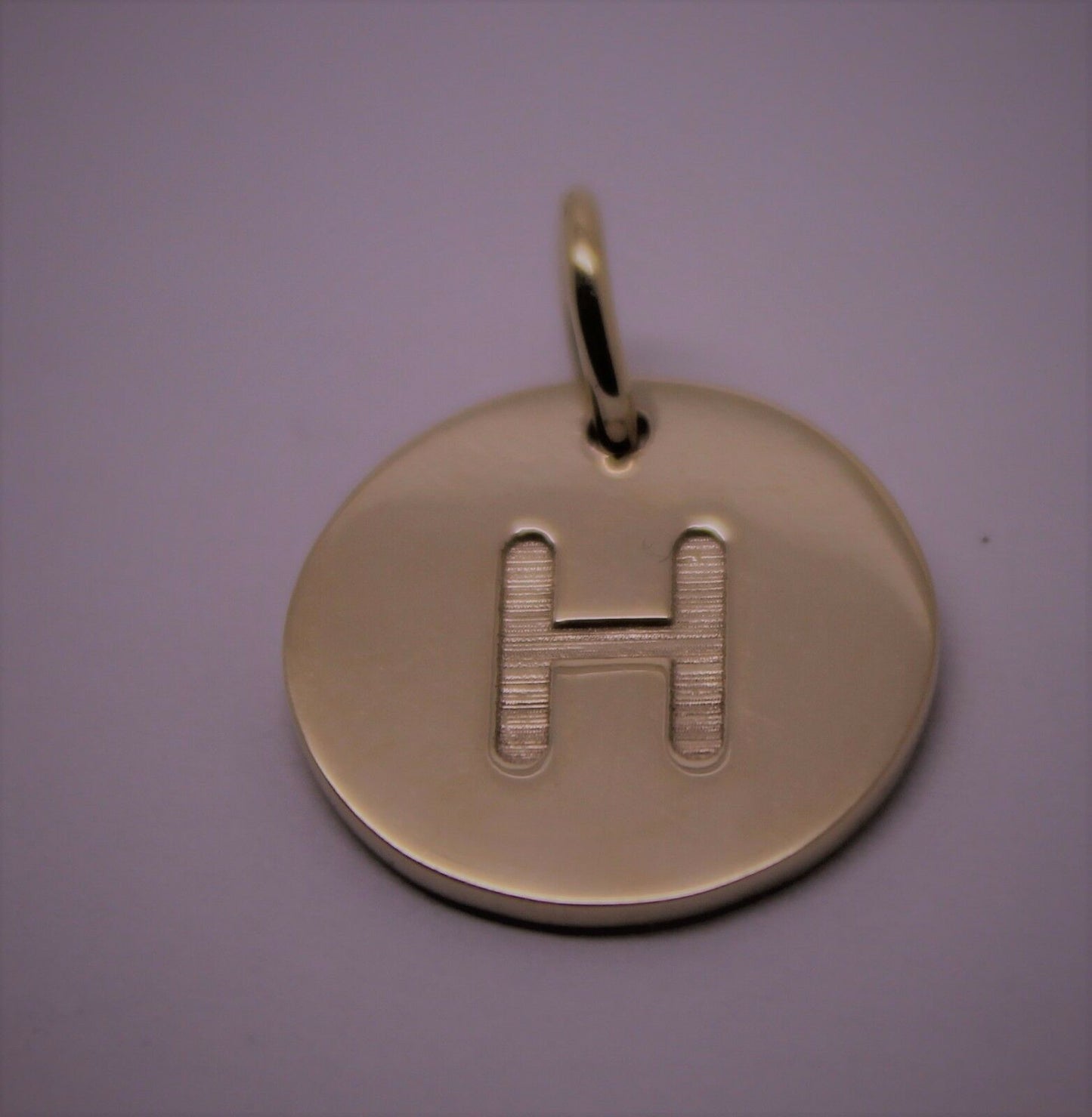 Kaedesigns, Genuine 375 9ct Yellow Or Rose Or White Gold 375 Initial Pendant - All letter available