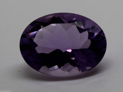 Genuine 16mm x12mm Amethyst Oval (1 pc) Loose Gemstone 8.18ct