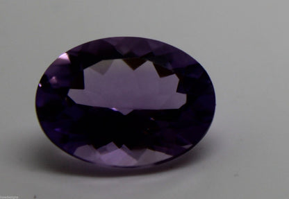 Genuine 16mm x12mm Amethyst Oval (1 pc) Loose Gemstone 8.18ct