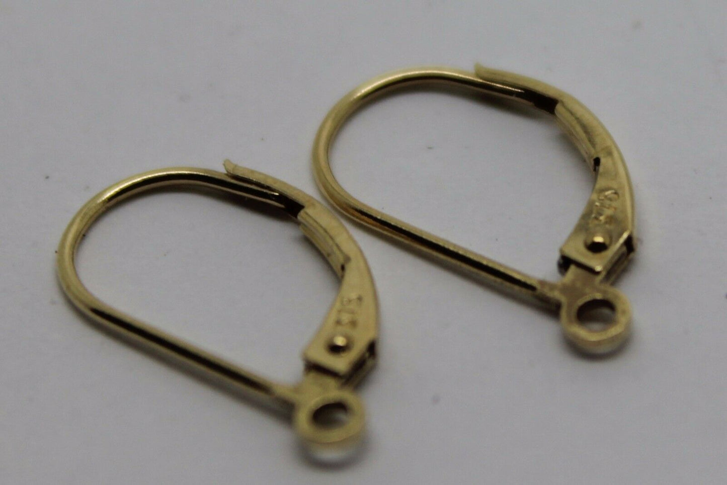 Genuine New 9k 9ct Yellow, Rose or White Gold 375 14mm X 9mm Continental Clip Hooks