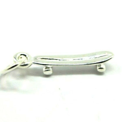 Kaedesigns New Sterling Silver 925 Solid Skateboard Pendant / Charm