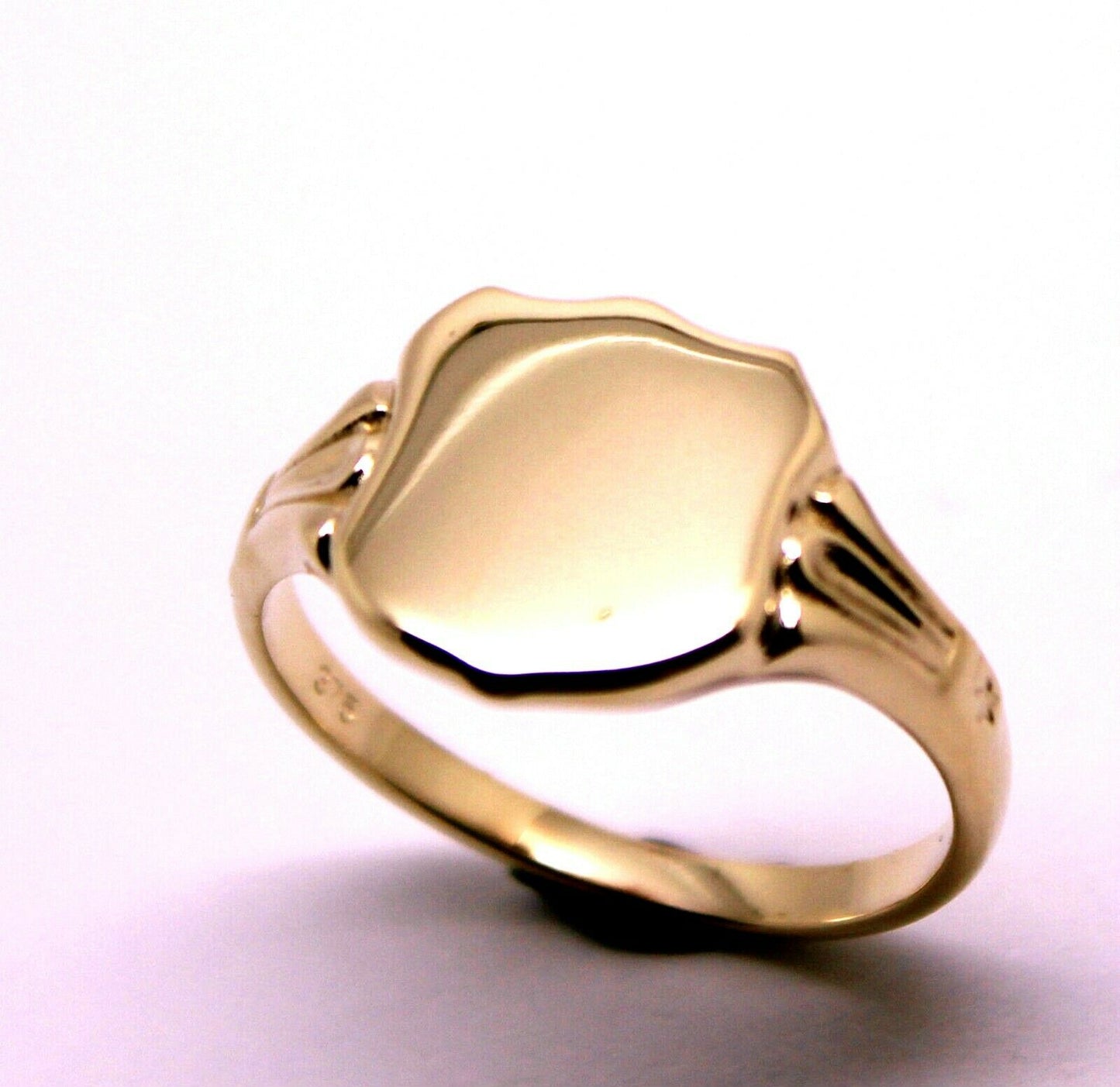 Kaedesigns Genuine 9ct 9k 375 Solid Gold Large Signet Ring In Your Size 4553