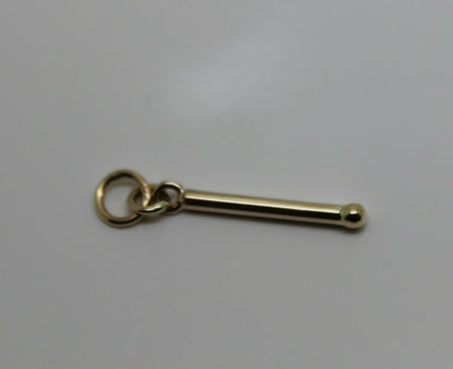 Kaedesigns New Genuine 9ct Yellow, Rose or White Gold Bar Pendant