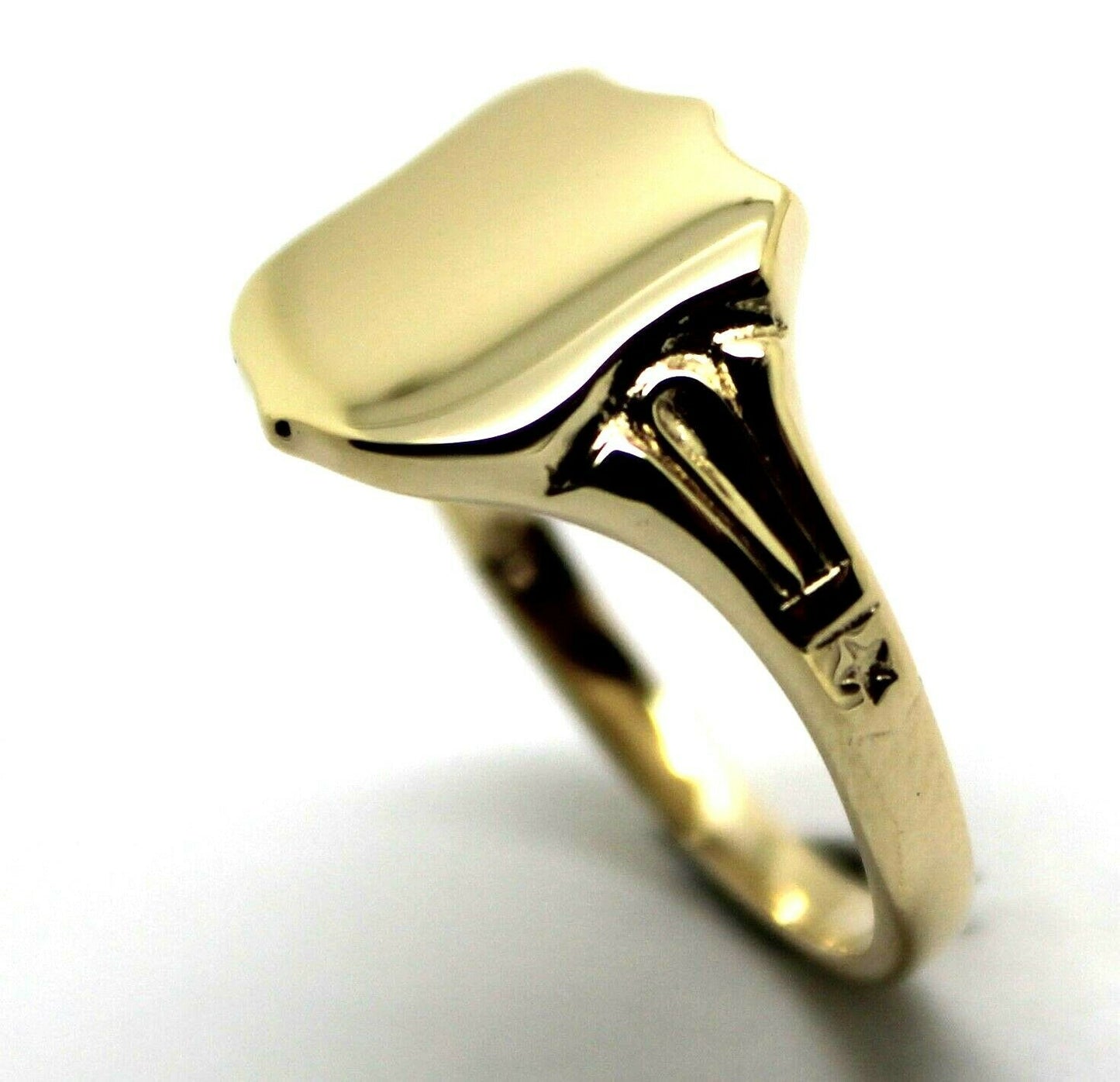 Kaedesigns Genuine 9ct 9k 375 Solid Gold Large Signet Ring In Your Size 4553