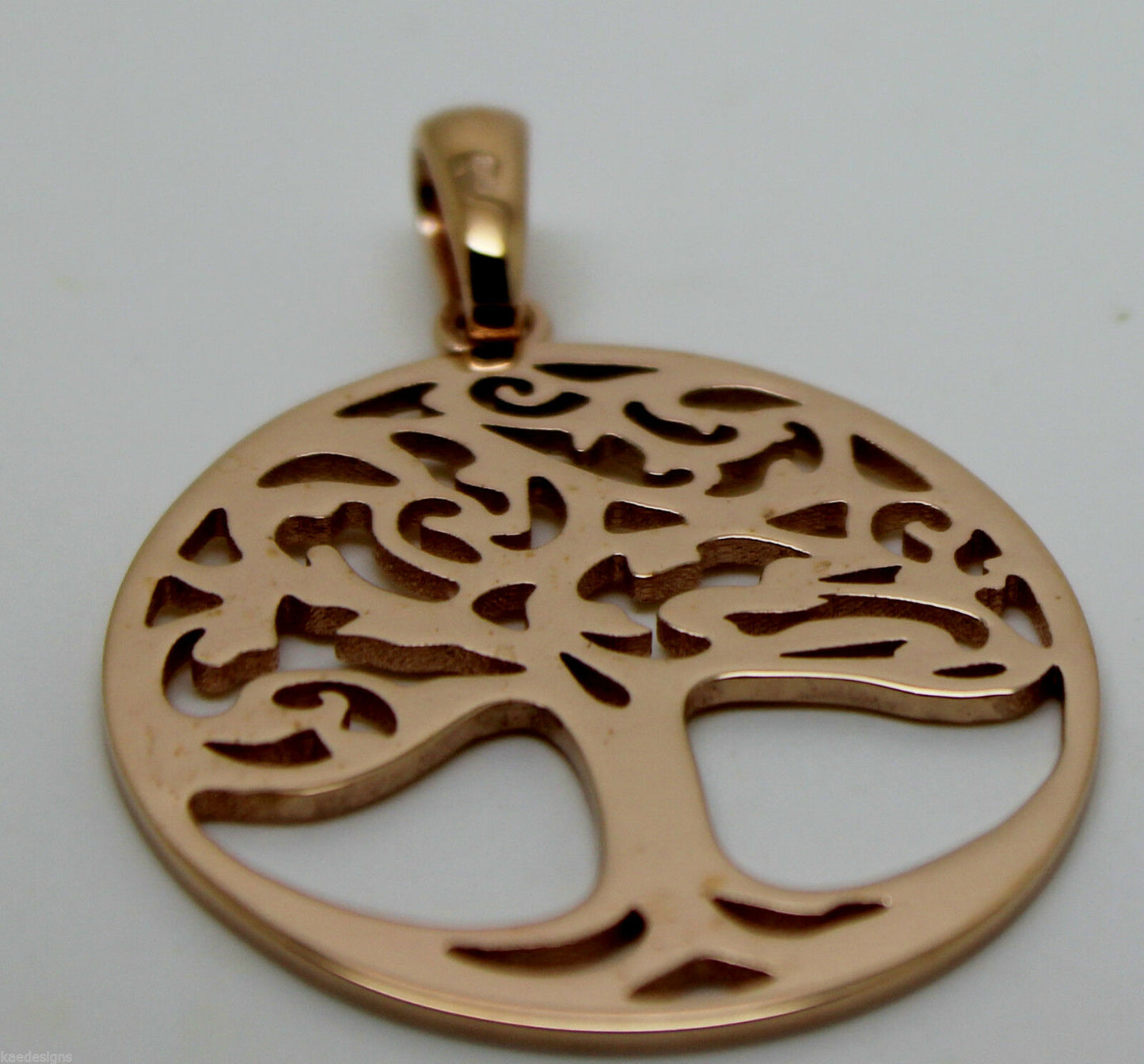 Genuine Heavy Solid 9ct Yellow Or Rose Or White Gold Tree Of Life Med/Large Pendant