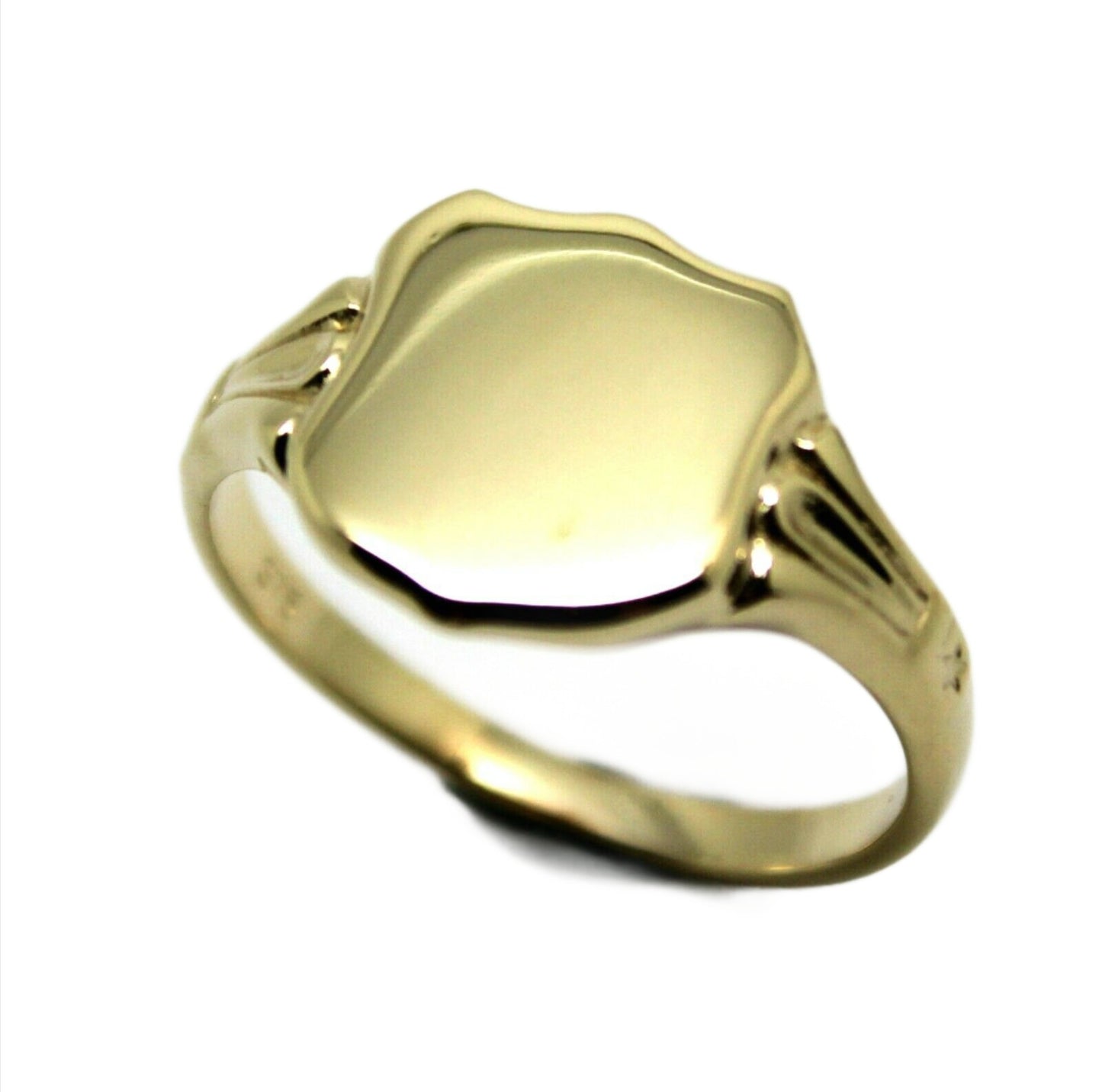 Kaedesigns Genuine 9ct 9k 375 Solid Gold Large Signet Ring In Your Size 4553