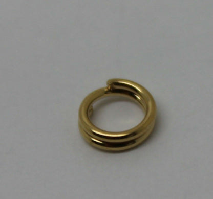 Kaedesigns New 9ct Yellow Gold Split Ring Sizes 5mm Or 6mm Or 7mm