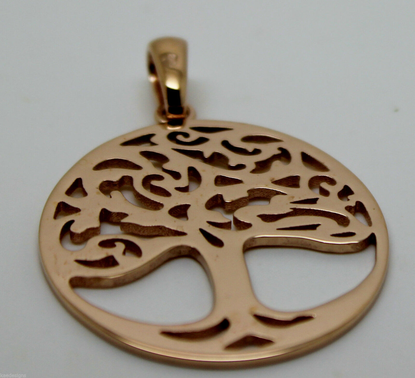 Genuine Heavy Solid 9ct Yellow Or Rose Or White Gold Tree Of Life Med/Large Pendant