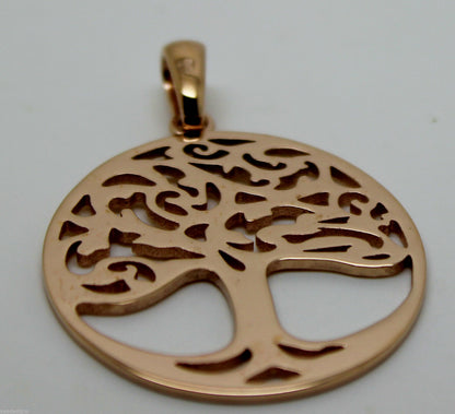 Genuine Heavy Solid 9ct Yellow Or Rose Or White Gold Tree Of Life Med/Large Pendant