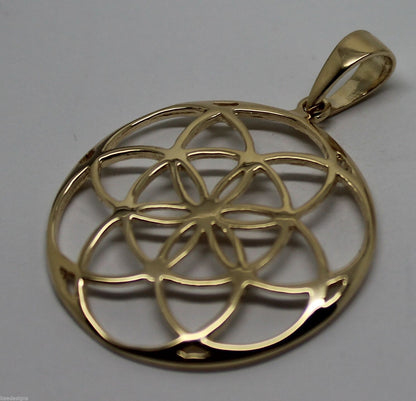 Kaedesigns Genuine Solid Sterling Silver or 9ct Yellow Or Rose Or White Gold Filigree Star Pendant