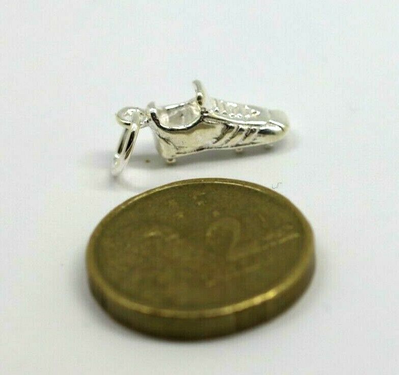 Kaedesigns Sterling Silver 925 Football Boot Shoe Pendant Charm