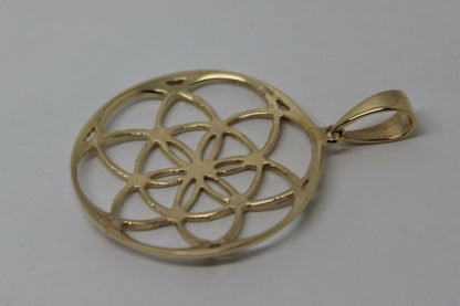 Kaedesigns Genuine Solid Sterling Silver or 9ct Yellow Or Rose Or White Gold Filigree Star Pendant