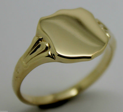 Kaedesigns Genuine 9ct 9k 375 Solid Gold Large Signet Ring In Your Size 4553