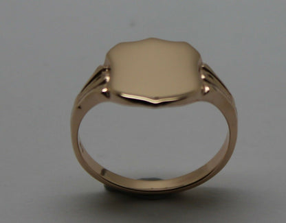 Kaedesigns Genuine 9ct 9k 375 Solid Gold Large Signet Ring In Your Size 4553