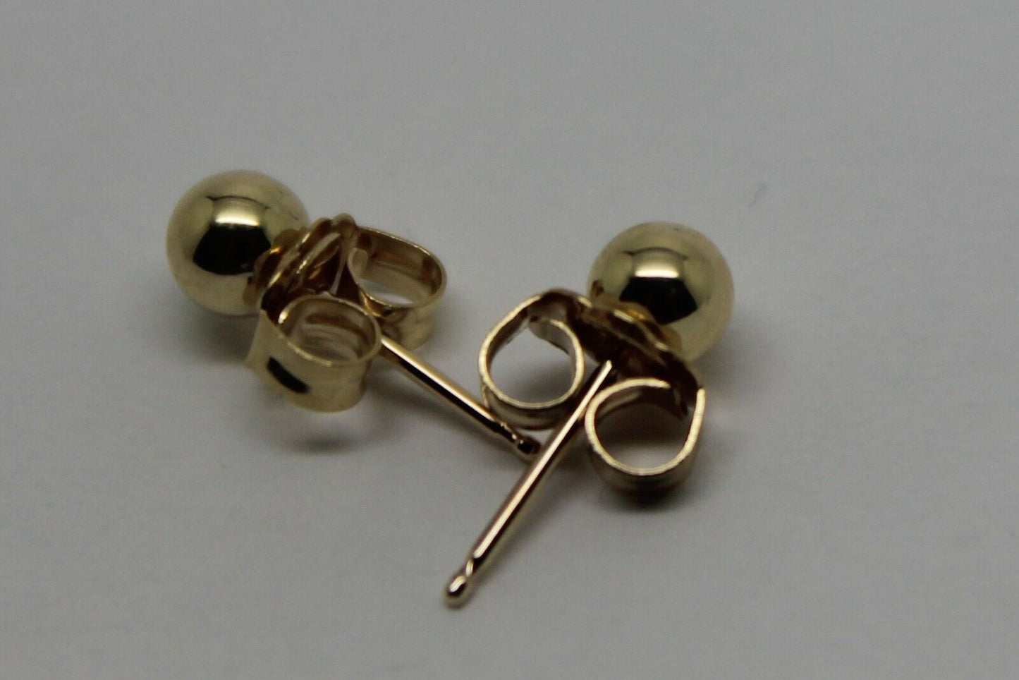Kaedesigns New 9ct 375 Yellow Gold 4mm Stud Ball Earrings
