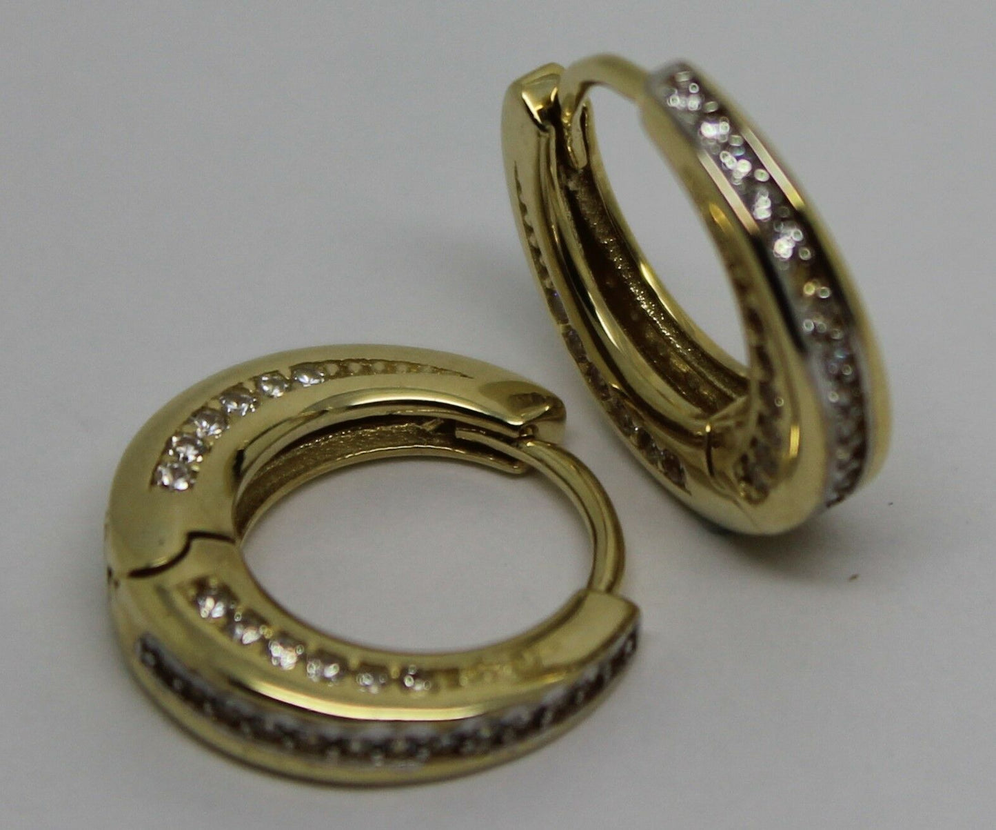 Kaedesigns, Genuine 9k 9ct Yellow Gold 15mm Hoops Earrings