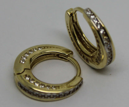Kaedesigns, Genuine 9k 9ct Yellow Gold 15mm Hoops Earrings